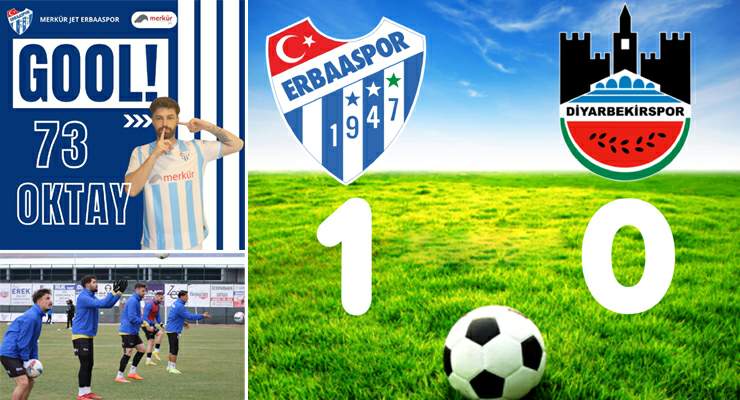 Erbaaspor: 1- 0 Diyarbekirspor