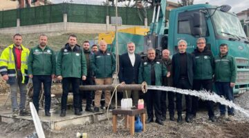 Niksar’da yeni bulunan su, 25 litre saniye debili çıktı