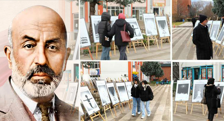 Milli Şairimiz, Resim sergisi “41 Mısra 41 Çizgi” teması ile anıldı