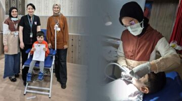 TOGÜ’den çocuklara diş taramaları devam ediyor