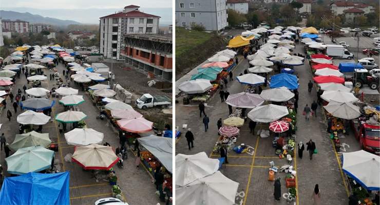 Niksar esnafı çözüm bekliyor, Mallar tezgahta çürüyor