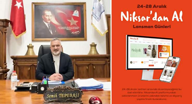 Başkan Tepebaşı, “www.niksardanal.com tanıtım programı 24 Aralık’ta”