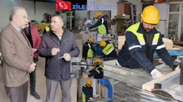 Zile Belediyesi’nden marangozhane birimine yeni makine yatırımı