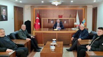 Tokat basın mensuplarından Başkan Dizer’e “Hayırlı Olsun” ziyareti