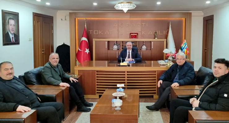 Tokat basın mensuplarından Başkan Dizer’e “Hayırlı Olsun” ziyareti