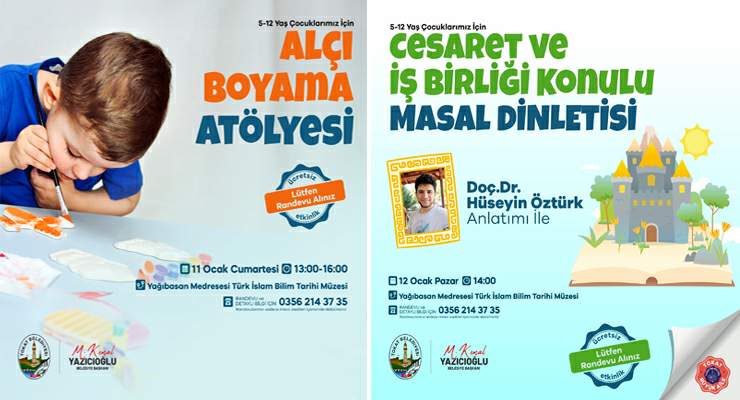 Tokat Belediyesi’nden iki etkinlik daha