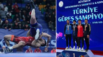 Türkiye Serbest Güreş Şampiyonası’nda “Tokat Rüzgarı” esti