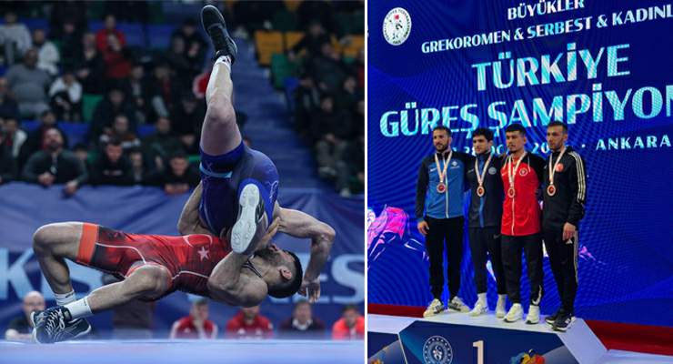 Türkiye Serbest Güreş Şampiyonası’nda “Tokat Rüzgarı” esti