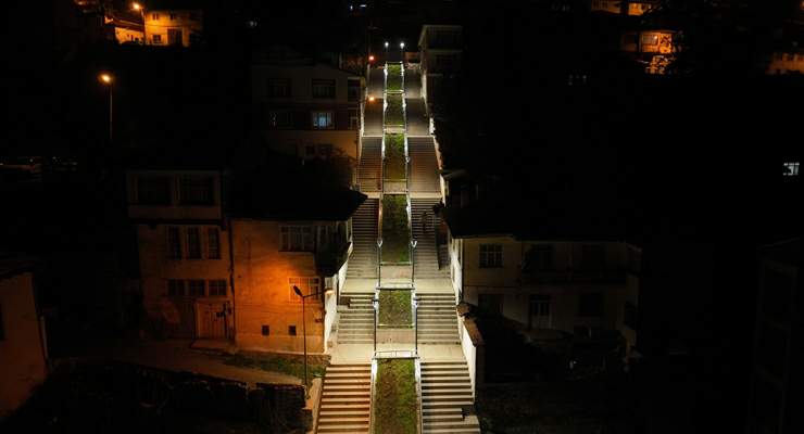 Tokat’ın sembolü “Kırkbadallar” artık ışıl ışıl
