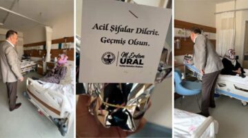 Başkan Erdem Ural, Turhal Devlet Hastanesi’ni ziyaret etti
