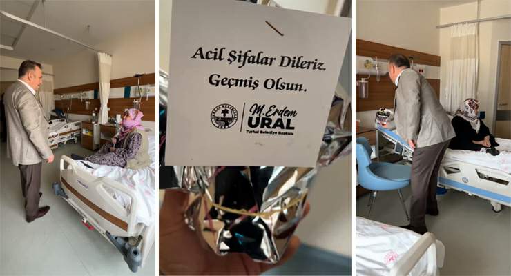 Başkan Erdem Ural, Turhal Devlet Hastanesi’ni ziyaret etti