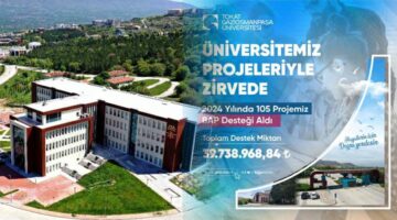 Tokat Gaziosmanpaşa Üniversitesi projeleriyle zirvede