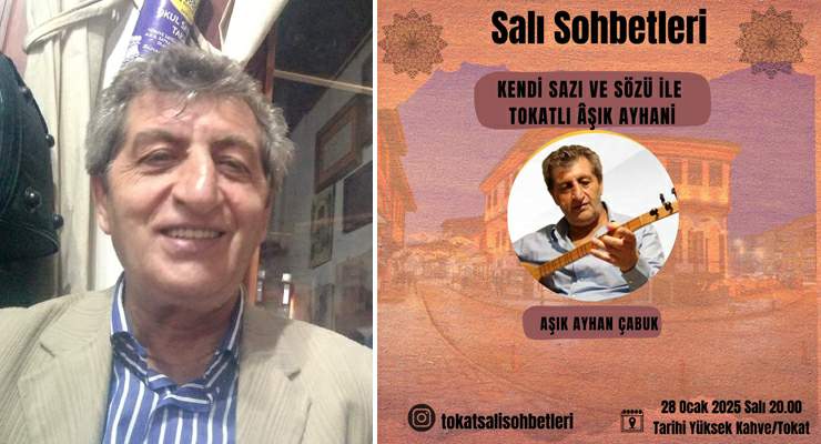 Salı Sohbetleri’ne bu hafta “Âşık Ayhani” konuk oluyor