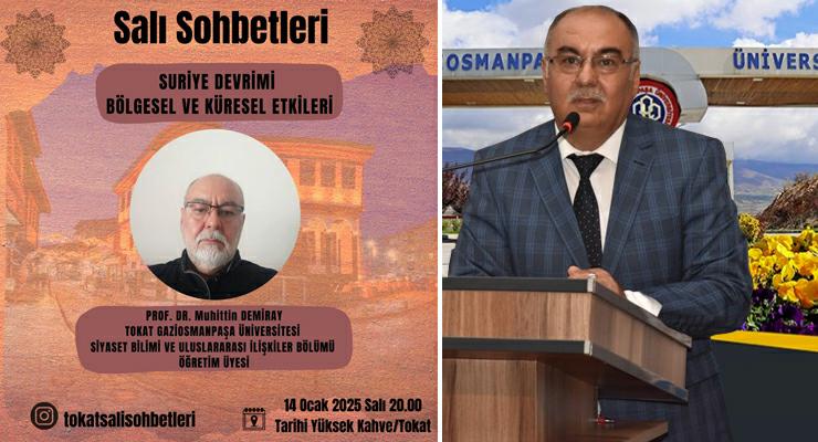 Salı Sohbetleri bu hafta Prof. Dr. Muhittin Demiray’ı konuk ediyor