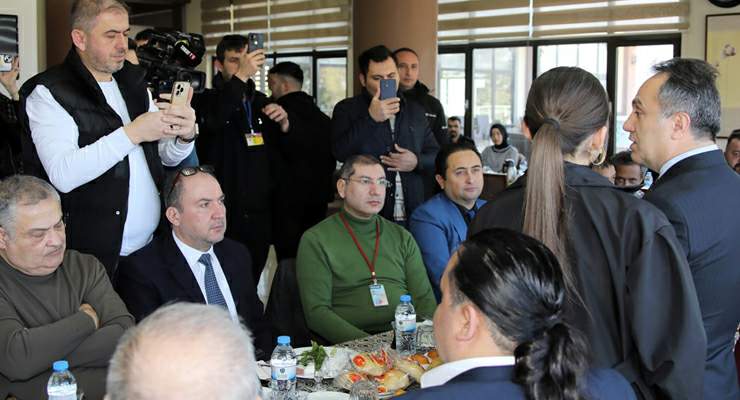 Rektör Yılmaz, “Çalışan Gazeteciler Günü” dolayısıyla gazetecilerle bir araya geldi