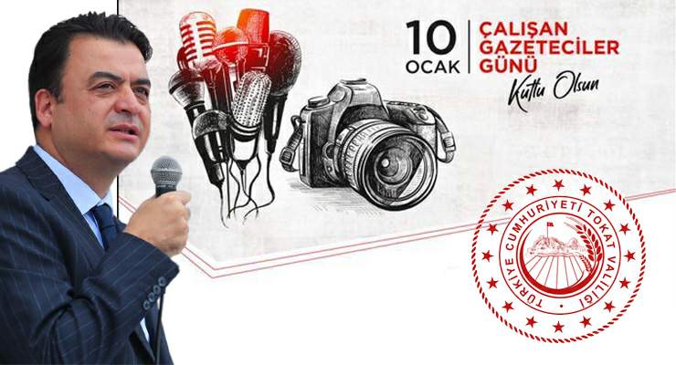 Vali Abdullah Köklü’nün “10 Ocak Çalışan Gazeteciler Günü” mesajı