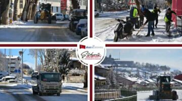 Zile Belediyesi, Karla mücadeleye devam ediyor