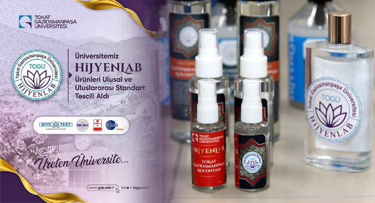TOGÜ, “HijyenLab Ürünleri Ulusal ve Uluslararası Standart Tescili” aldı