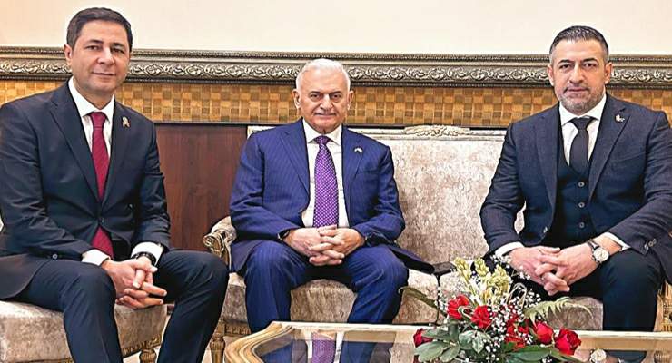 Yücel Bulut Eski Başbakan Binali Yıldırım ile bir araya geldi