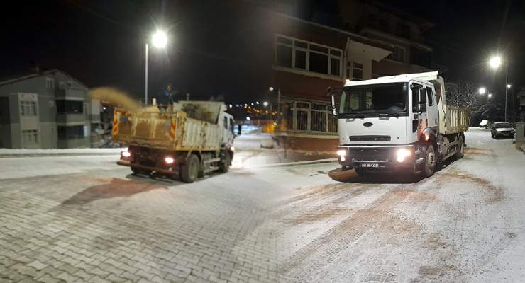 Tokat Belediyesi, Buzlanma ve don olayına karşı tetikte