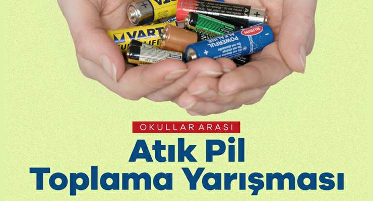 Tokat Belediyesi’nden “Okullar Arası Atık Pil Toplama” yarışması