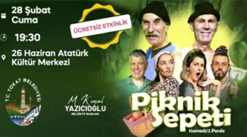 Tokat Belediyesi’nden 2 perdelik komedi tiyatro oyunu