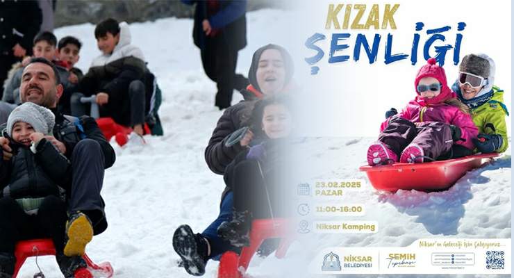 Niksar Belediyesi, “Kızak şenliğimize davetlisiniz”