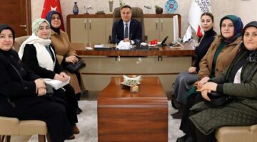 Yeşilırmak Kadın Kooperatifi üyelerinden Rektör Yılmaz’a ziyaret