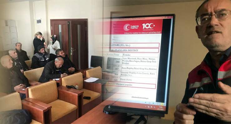 Zile’de çiftçilere “Tarımsal Üretim Planlaması ve Yeni Destekleme Modeli” anlatıldı