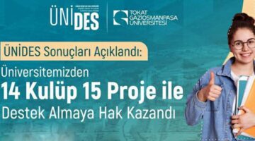 TOGÜ, ÜNİDES’den 15 proje ile destek almaya hak kazandı