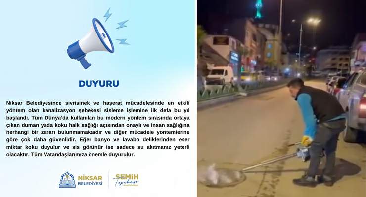 Niksar Belediyesi, Yaza hazırlık çalışmalarını başlattı