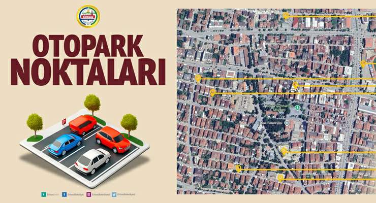 Erbaa Belediyesi’nden Ramazan Bayramı tatilinde “Ücretsiz Otopark Alanları”