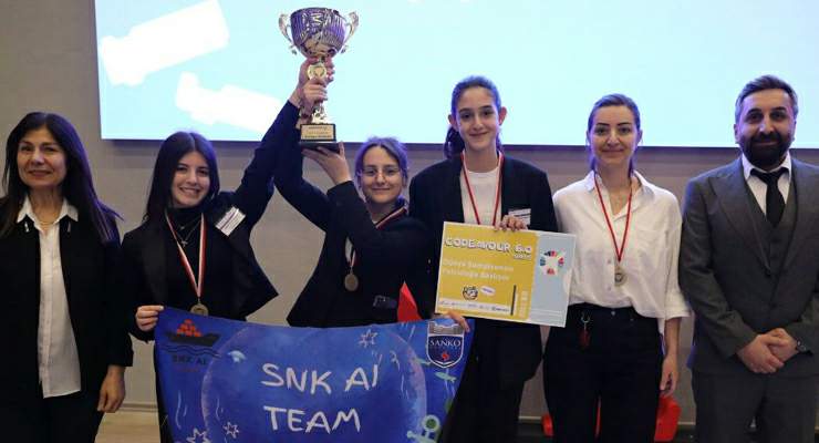 Sanko Okulları “Yapay Zeka” dünya finallerinde