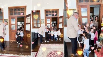 Minik yüreklerden Başkan Tepebaşı’na sürpriz ziyaret