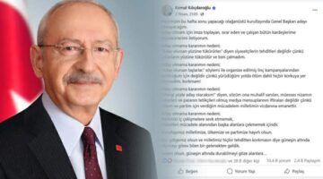 Kemal Kılıçdaroğlu, “Aday değilim” dedi ve ekledi…