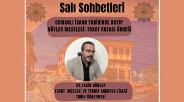 Bu hafta Salı Sohbetleri’ne “Yasin Dönder” konuk oluyor