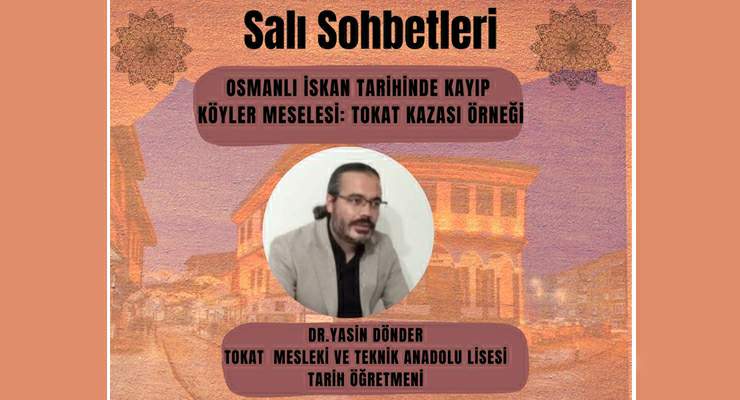 Bu hafta Salı Sohbetleri’ne “Yasin Dönder” konuk oluyor