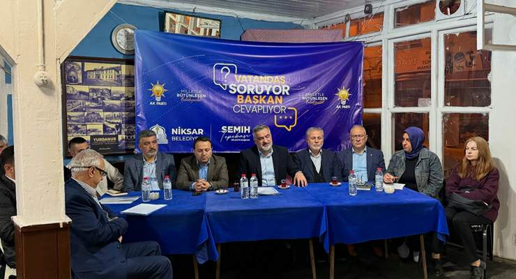 Niksar’da, “Vatandaş Soruyor, Başkan Cevaplıyor”