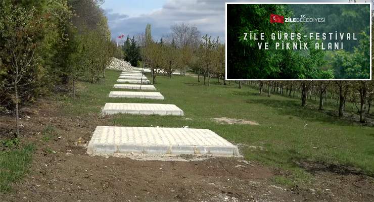 Zile Belediyesi’nden Geleneksel Güreş – Festival ve Piknik Alanı’na yeni dokunuş