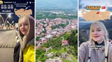 Alman gezgin “Franziska Niehus” Tokat’tan çok etkilendi