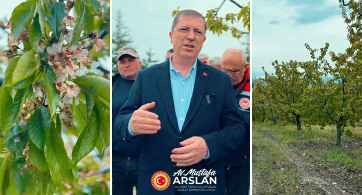Milletvekili Arslan “Bu yarayı birlikte saracağız, Çiftçimize derman olacağız”