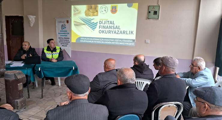 Kırsalda “Dijital Finansal Okuryazarlık Projesi” devam ediyor