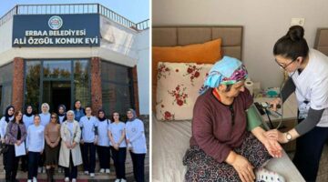 Erbaa’da, Sağlık için el ele, Hemşirelik öğrencileri yaşlılarla buluştu