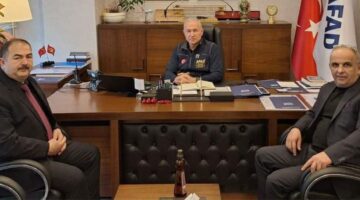 Tokatlı gazeteciler, AFAD Genel Müdürü Dr. Sadi Ergin’i ziyaret etti