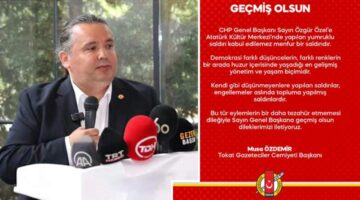 TGC Başkanı Musa Özdemir’in “CHP Genel Başkanı için geçmiş olsun” mesaj