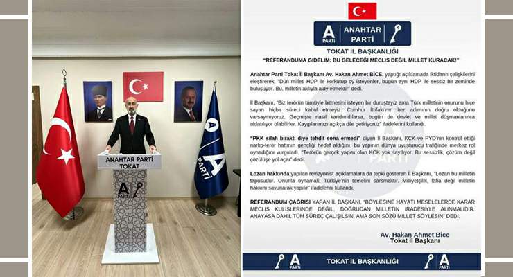 Başkan Bice’den referandum çağrısı, “Bu geleceği meclis değil millet kuracak”