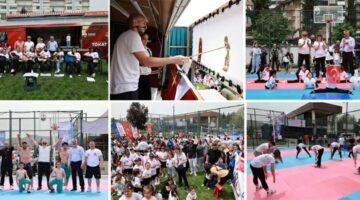 “19 Mayıs Gençlik Festivali” renkli görüntülere sahne oldu