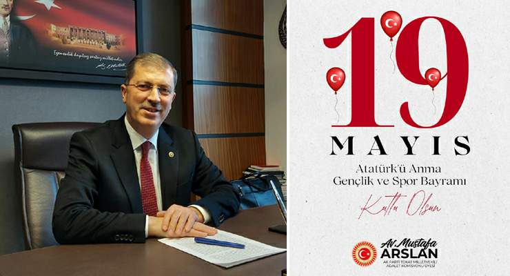 Vekil Mustafa Arslan’dan 19 Mayıs mesajı