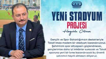 Vekil Cüneyt Aldemir, “Tokat, Spor altyapısında çağ atlamaya hazırlanıyor”