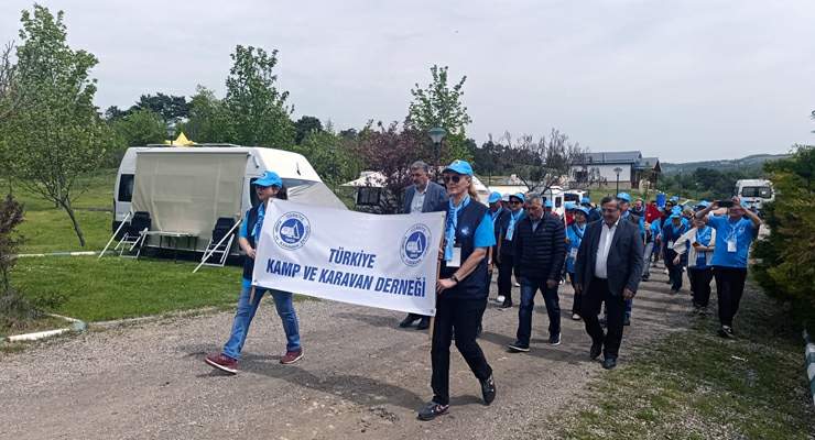 Çamiçi Yaylası Niksar Kamping’de “5. Anadolu Kamp Karavan Rallisi” start verdi